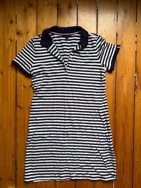 Tommy Hilfiger Striped Polo Dress Medium